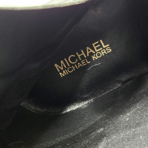 Michael Kors EUC logo winter boots 8 black brown - Picture 6 of 17